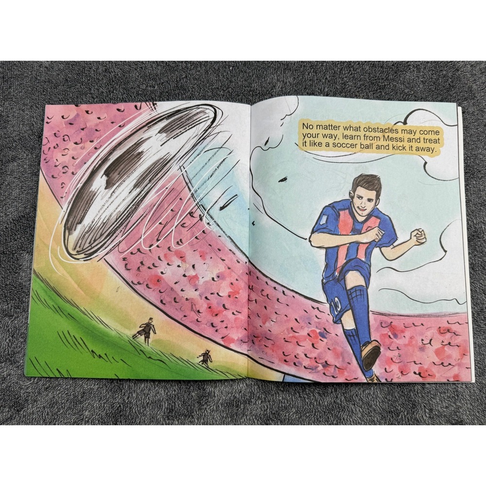 Messi A Boy Who Became A Star Steve Herman Soccer Biography Paperback 2017 - Picture 3 of 6